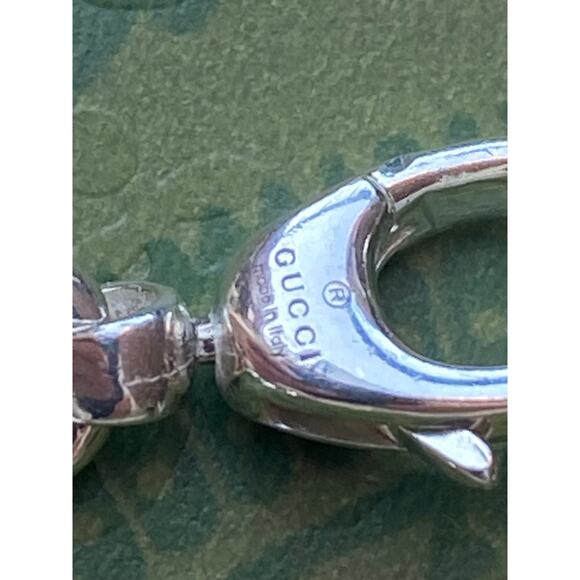 Gucci Interlocking GG Logo Bracelet 7" - Picture 5 of 6